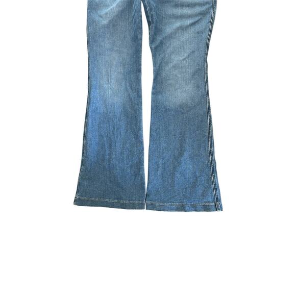 Spanx SpanxShape EveryWear Flare Jeans Size XL Pull On Shaping Indigo Blue - Picture 5 of 12